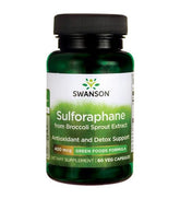 Sulforaphane Sulforaphane Klíčky Brokolice 400 mcg 60 Tobolek SWANSON